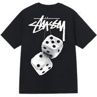 Stüssy Fuzzy Dice Tee Black