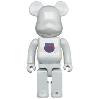 Bearbrick 20th Anniversary 1st Model 400% White Chrome