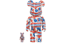 Bearbrick ANDY WARHOL "Brillo" 100% & 400% Set