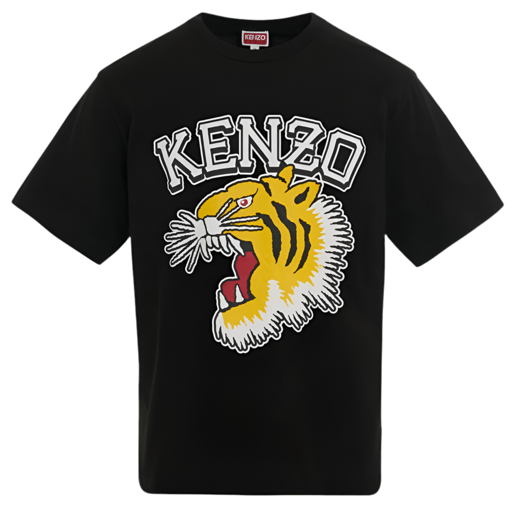 Kenzo Tiger Varsity Oversized T-Shirt Black