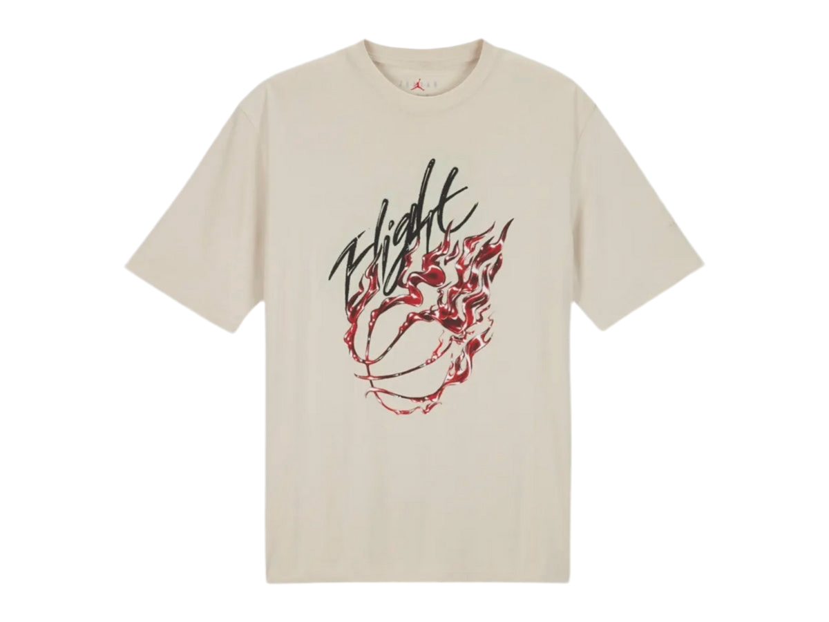 Air Jordan x Travis Scott Flight Graphic T-Shirt Beige