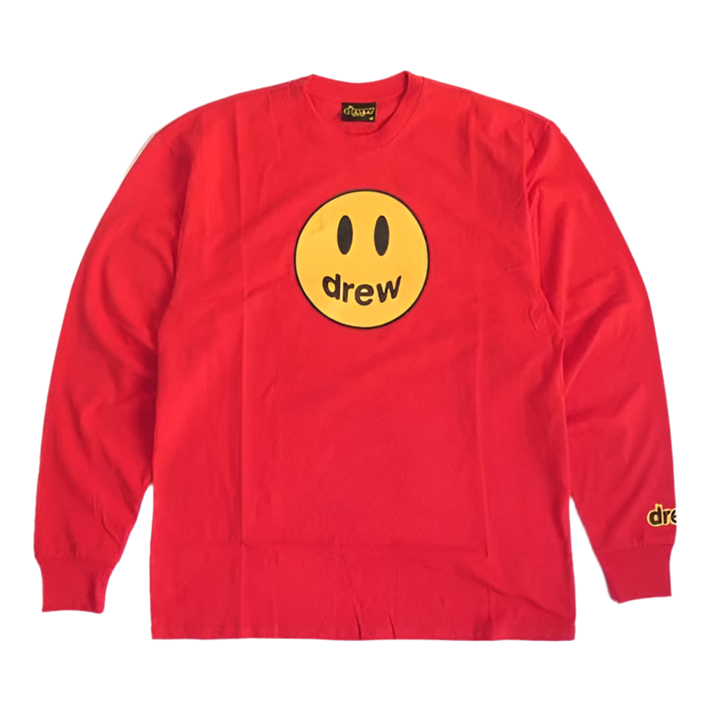 Drew House Mascot LS Tee Red