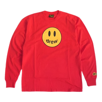 Drew House Mascot LS Tee Red