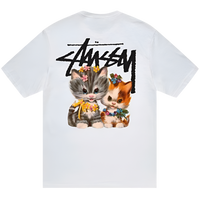 Stüssy Kittens Tee White