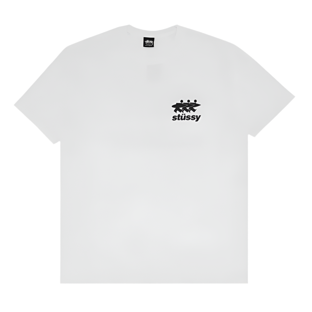 Stüssy Surfwalk Pigment Dyed Tee White (SS24)