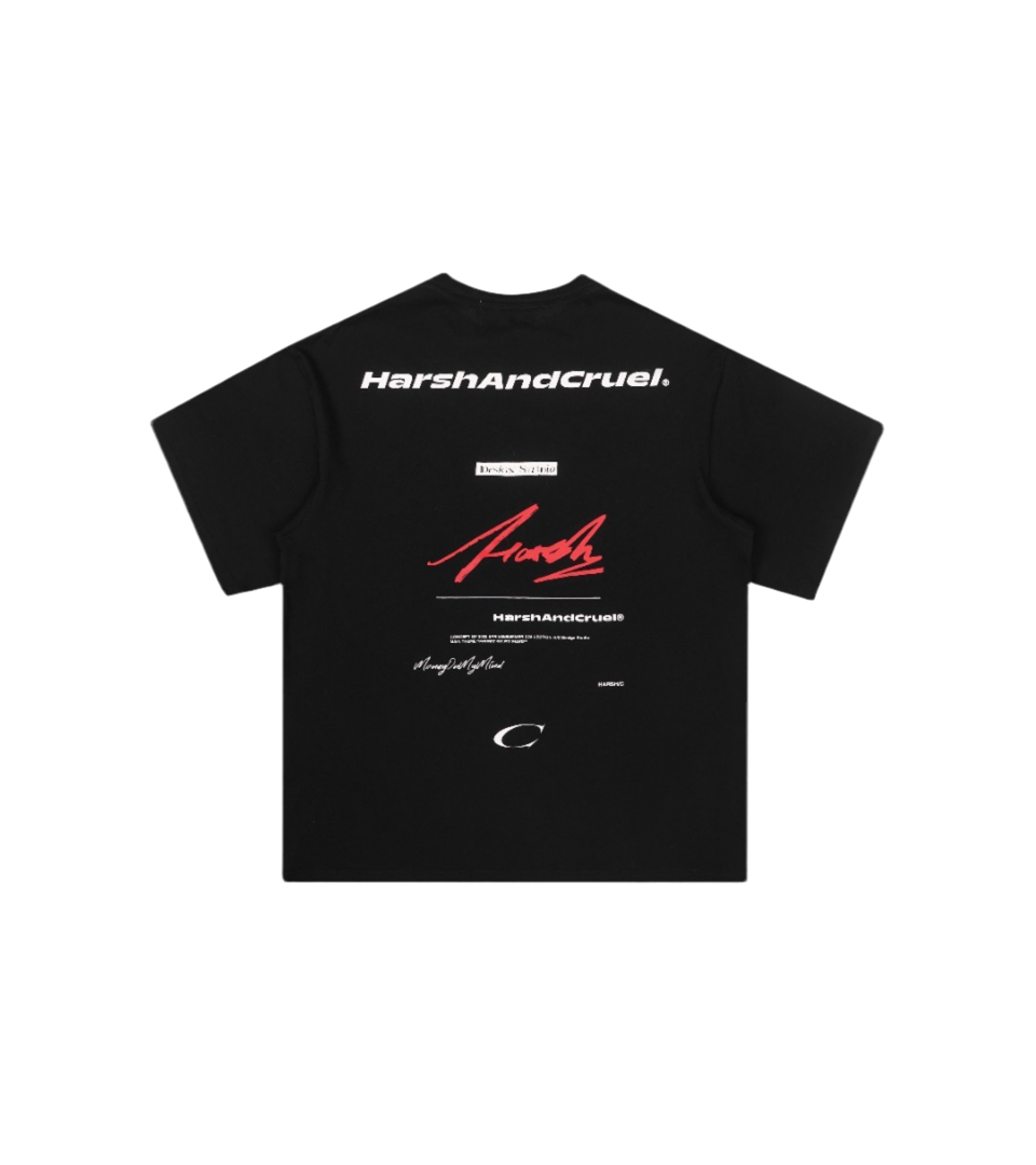 Harsh and Cruel SS22 "Money on My Mine" T-shirt Black