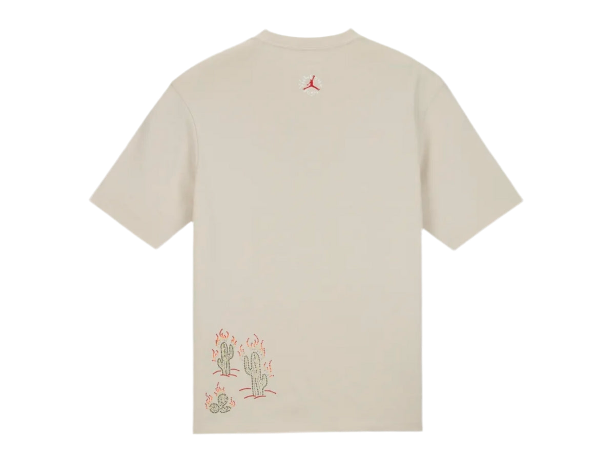Air Jordan x Travis Scott Flight Graphic T-Shirt Beige