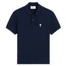Ami Paris Classic Ami De Coeur Polo Shirt 'Night Blue'