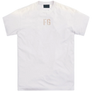 Fear of God FG Logo T-Shirt Concrete White