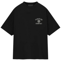 Fear of God Essentials Jersey Crewneck University Logo Tee Black (FW24)