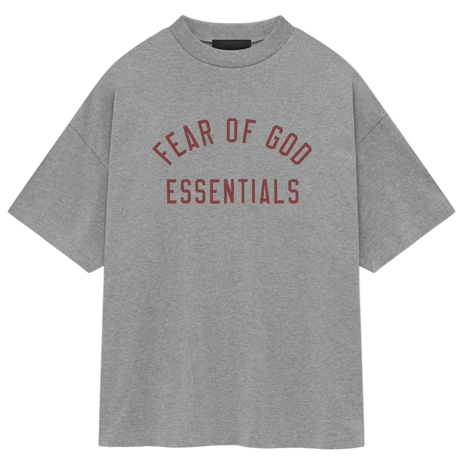 Fear of God Essentials Jersey Crewneck Tee 'Dark Heather' (FW24)