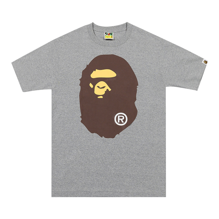 BAPE Big Ape Head Tee Grey