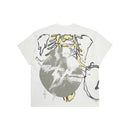 Travis Scott Cactus Jack x Kaws x Fragment Tee Aged Yellow