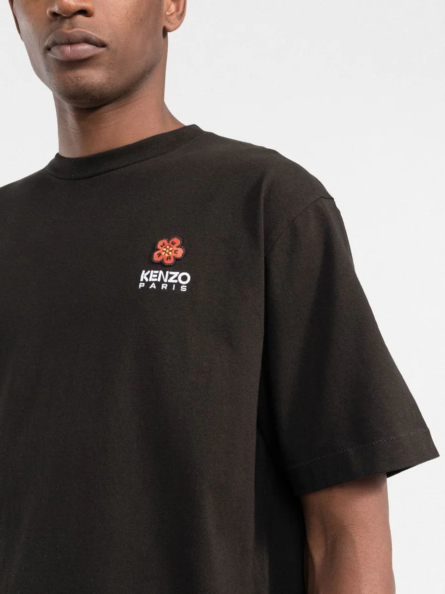 Kenzo Boke Flower Crest T-Shirt Black