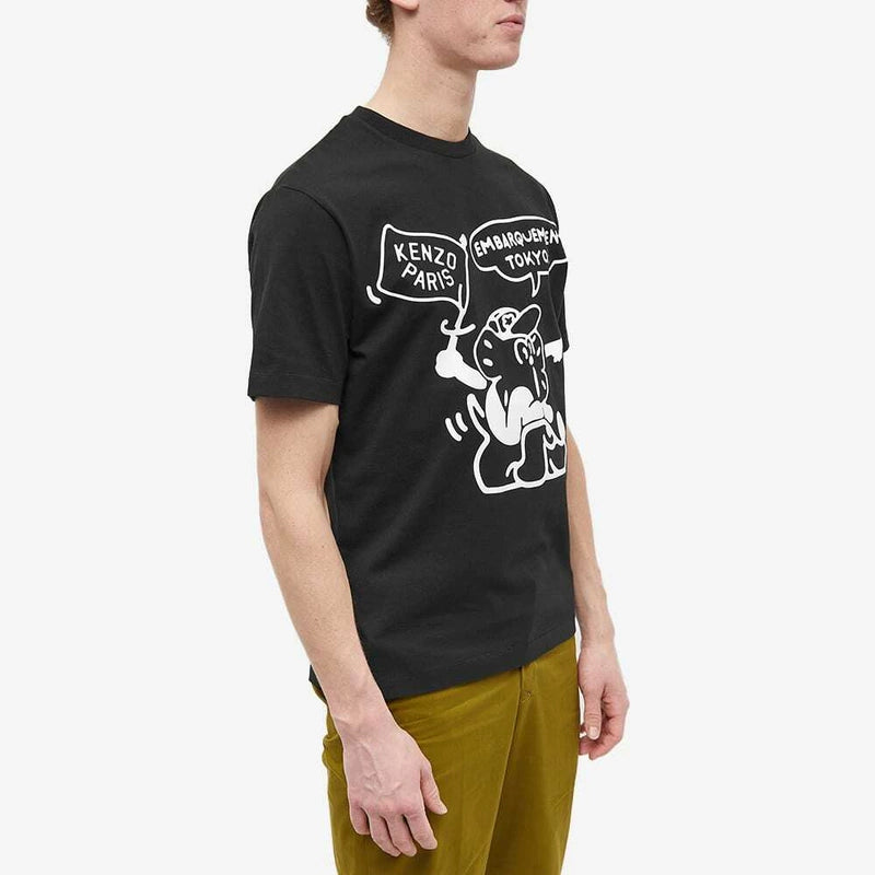 Kenzo Boke Boy Travels Classic T-Shirt Black