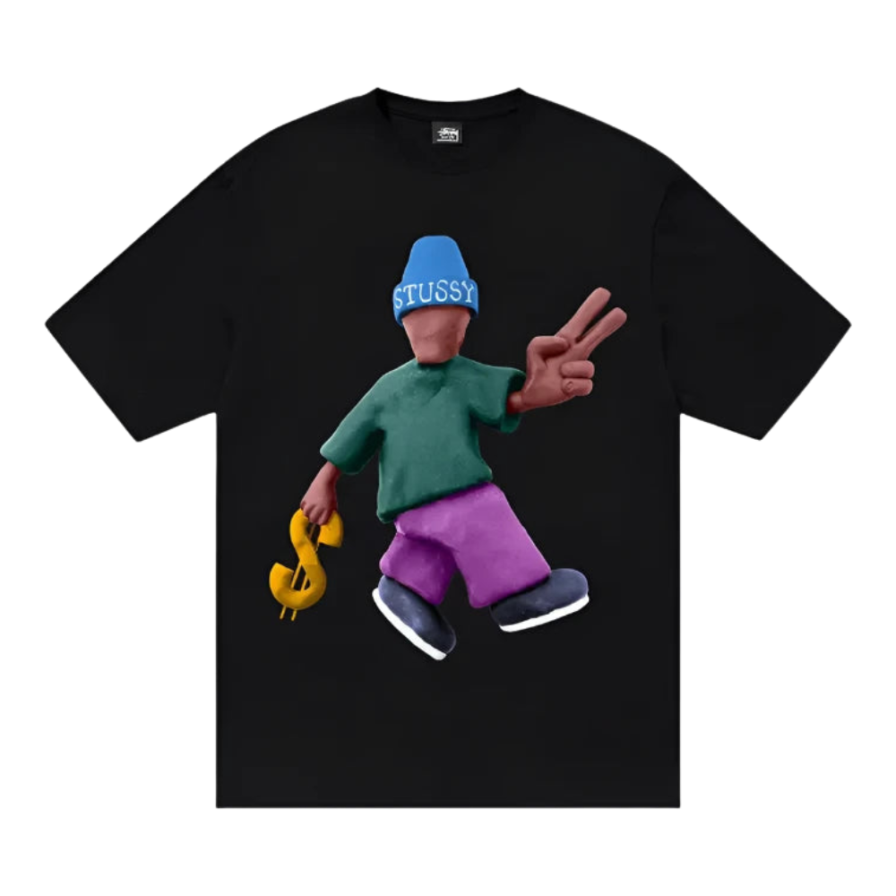 Stüssy Peace & Prosperity Tee Black (FW23)