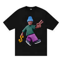 Stüssy Peace & Prosperity Tee Black (FW23)