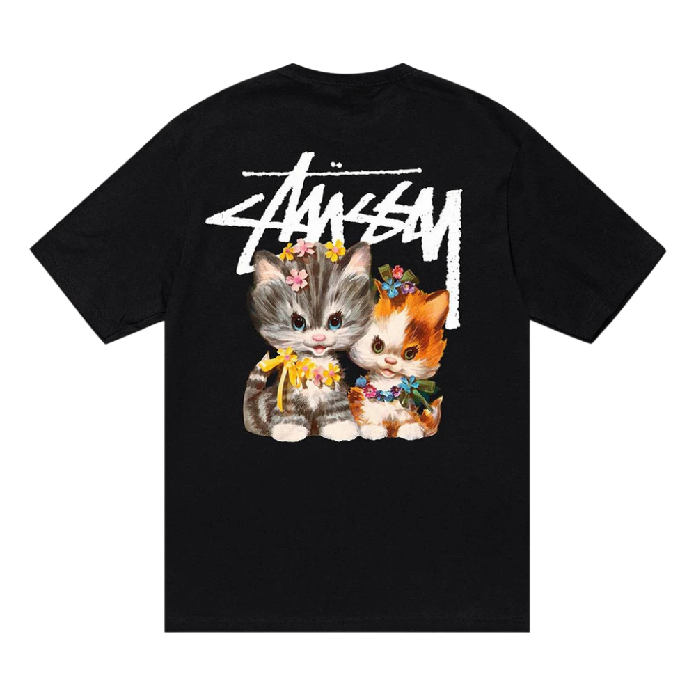 Stüssy Kittens Tee Black
