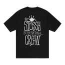 Stüssy Crown International Pigment Dyed Tee Black (SS24)