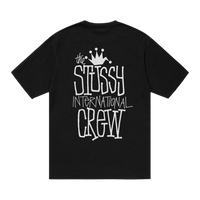 Stüssy Crown International Pigment Dyed Tee Black (SS24)