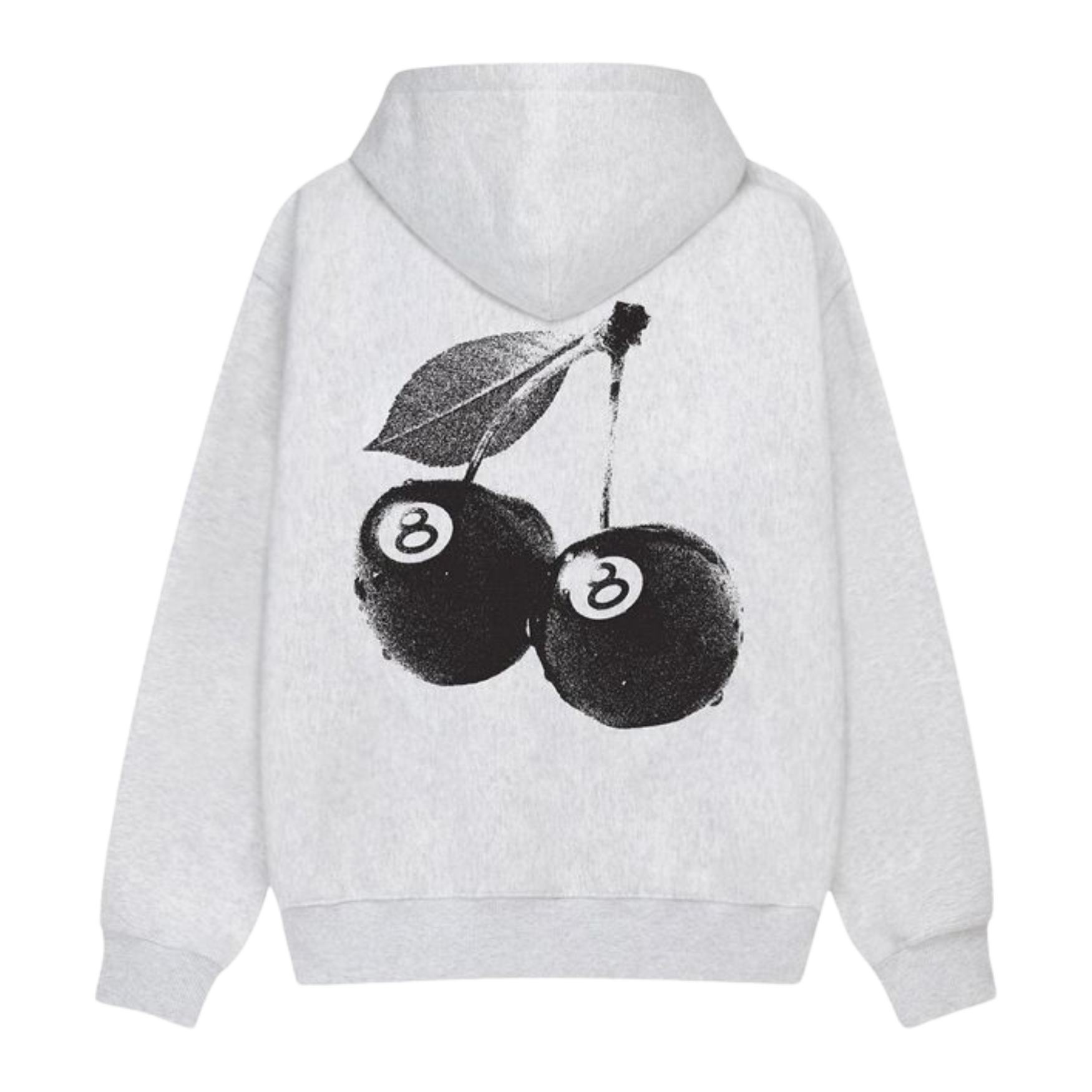 Stüssy Cherries Hoodie Ash Heather