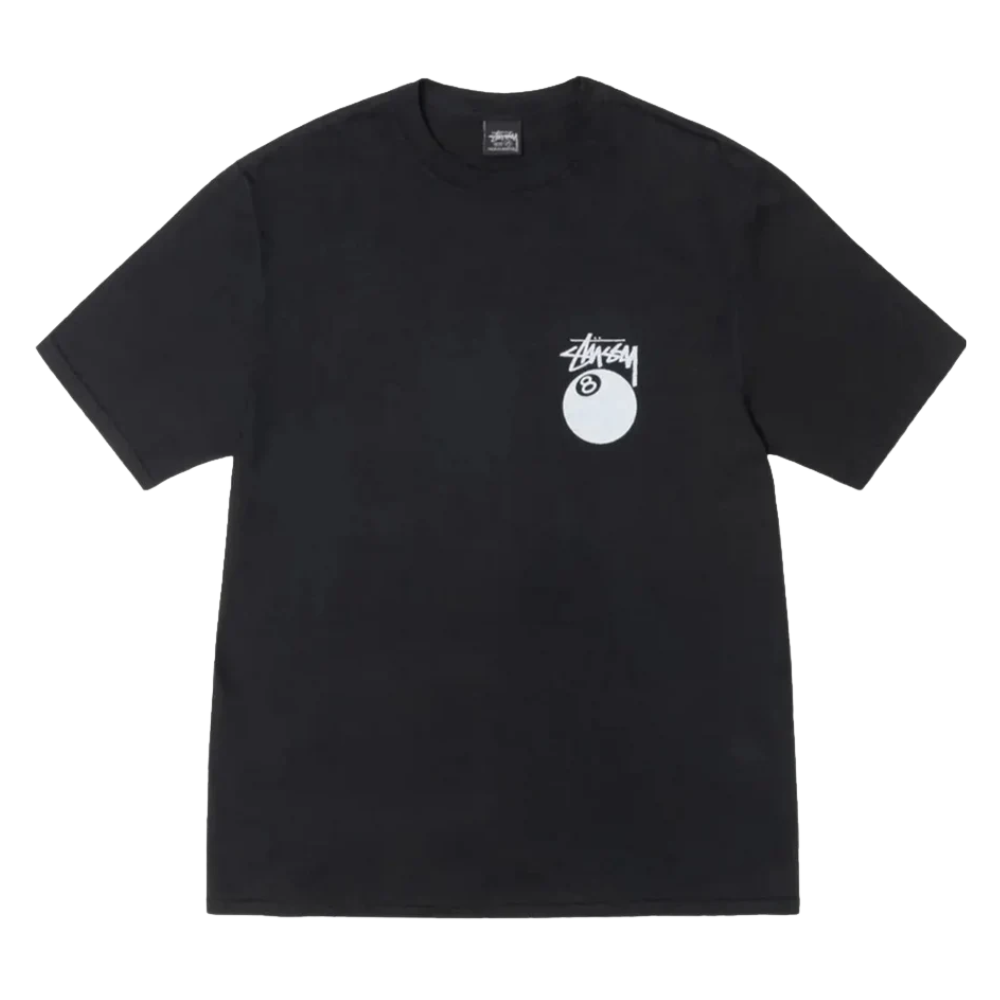 Stüssy 8 Ball Pigment Dyed Tee Black (SS24)