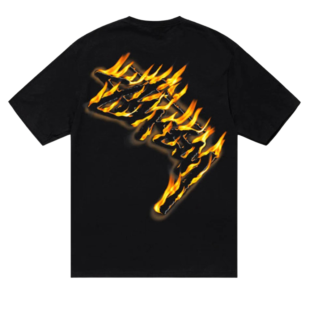 Stüssy Burning Stock Tee Black