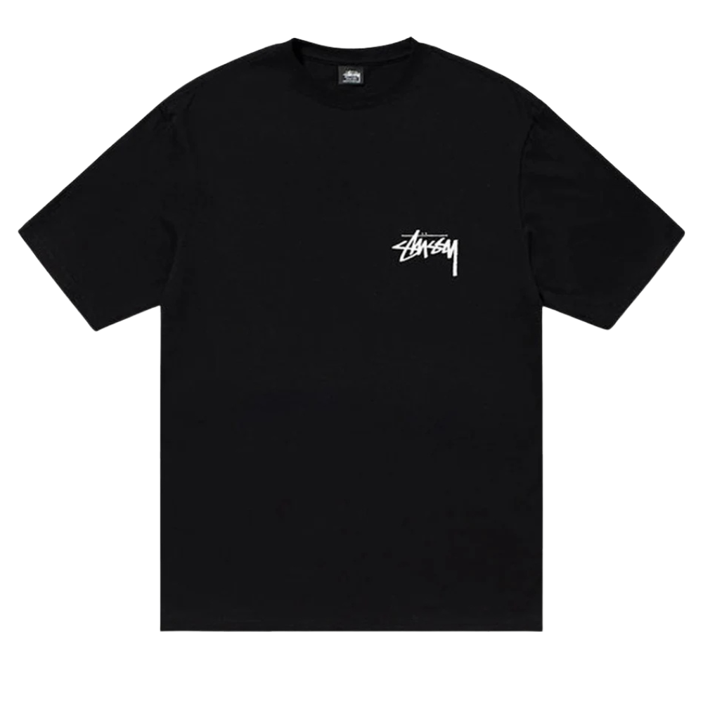 Stüssy Burning Stock Tee Black
