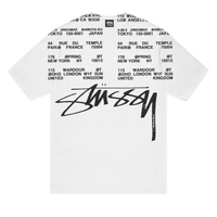 Stüssy Locations Pigment Dyed Tee ‘White’ (SS24)