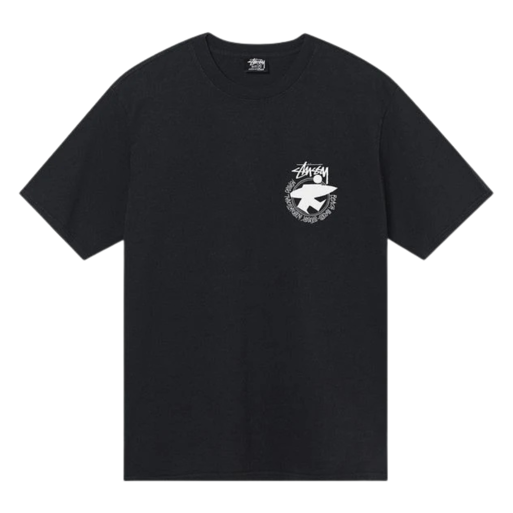 Stüssy Beach Roots Pigment Dyed Tee Black (SS22)