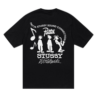 Stüssy x Patta Sound Connection Tee Black (SS24)