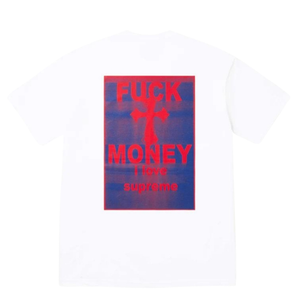 Supreme Fuck Money Tee 'White' (FW24)