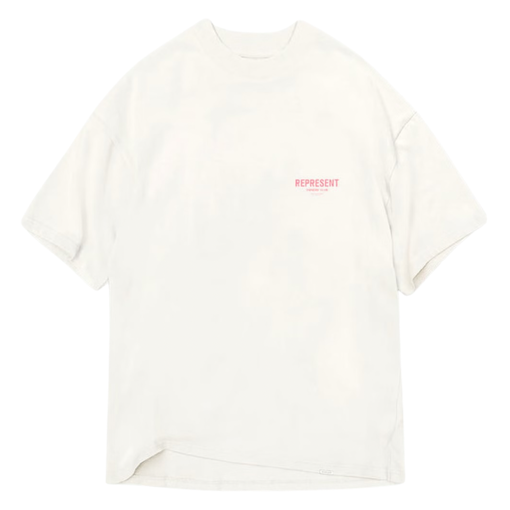 Represent Owners Club T-Shirt Flat White Bubblegum