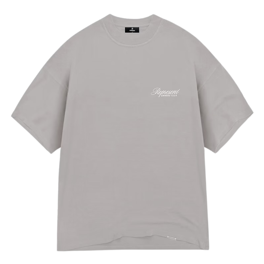 Represent Owners Club Script T-Shirt Slate