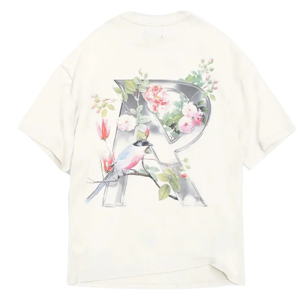 Represent Floral T-Shirt Flat White