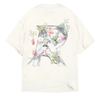 Represent Floral T-Shirt Flat White