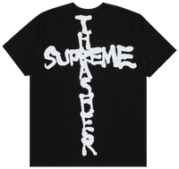 Supreme x Thrasher Cross Tee Black (FW24)