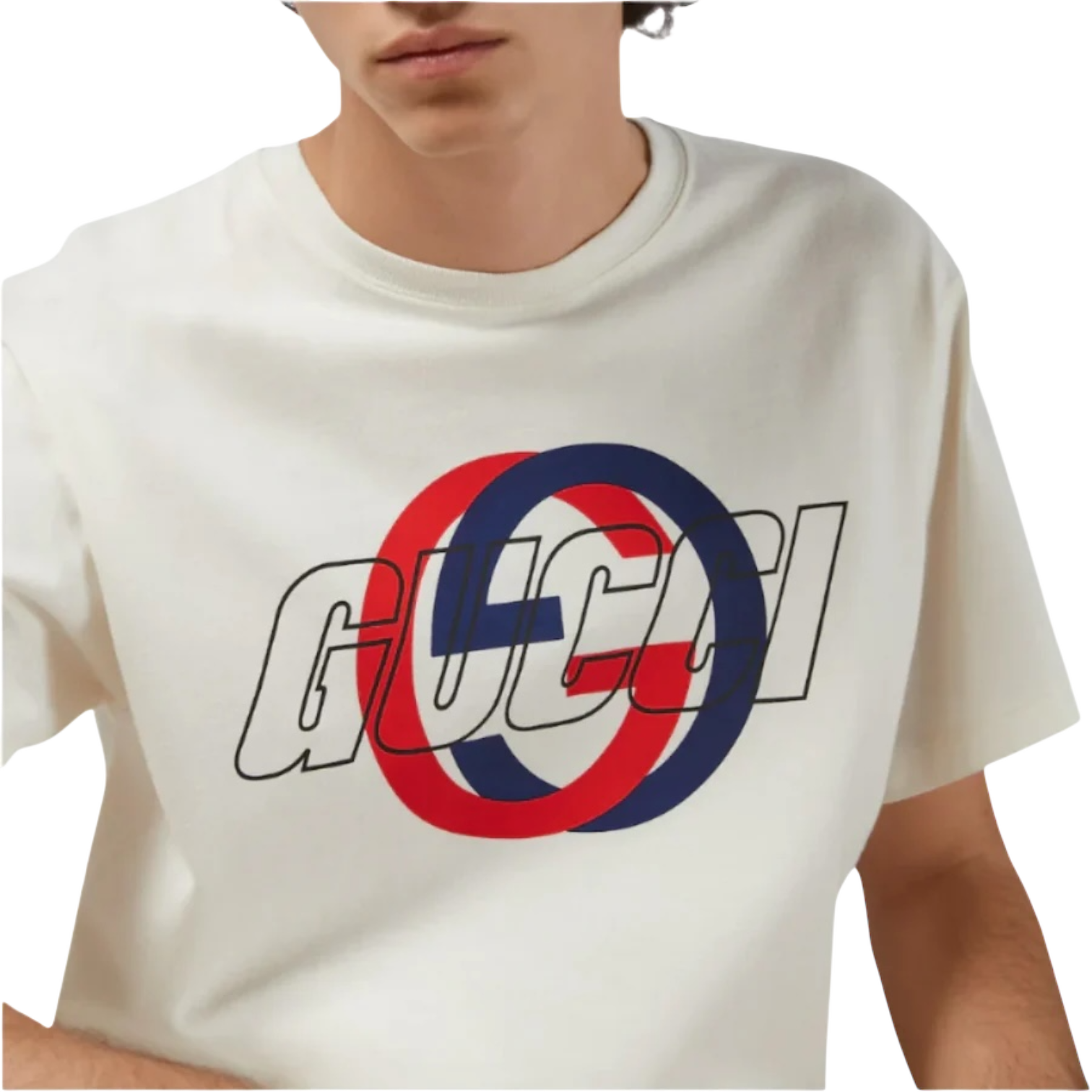 Gucci Cotton Jersey Printed T-Shirt ‘Off White’