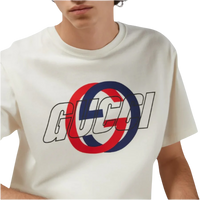 Gucci Cotton Jersey Printed T-Shirt ‘Off White’