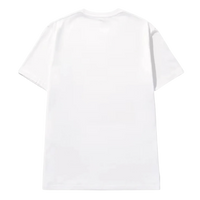 Loewe Anagram Blue Embroidered Logo on White T-Shirt