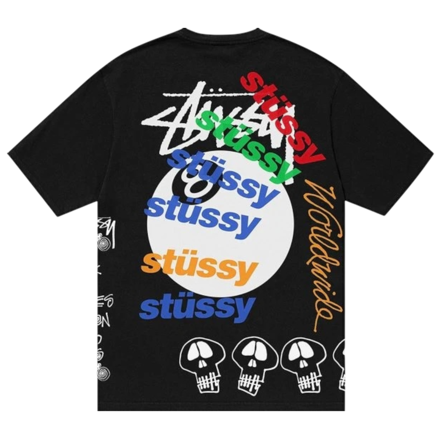 Stussy Test Strike Pigment Dyed Tee Black