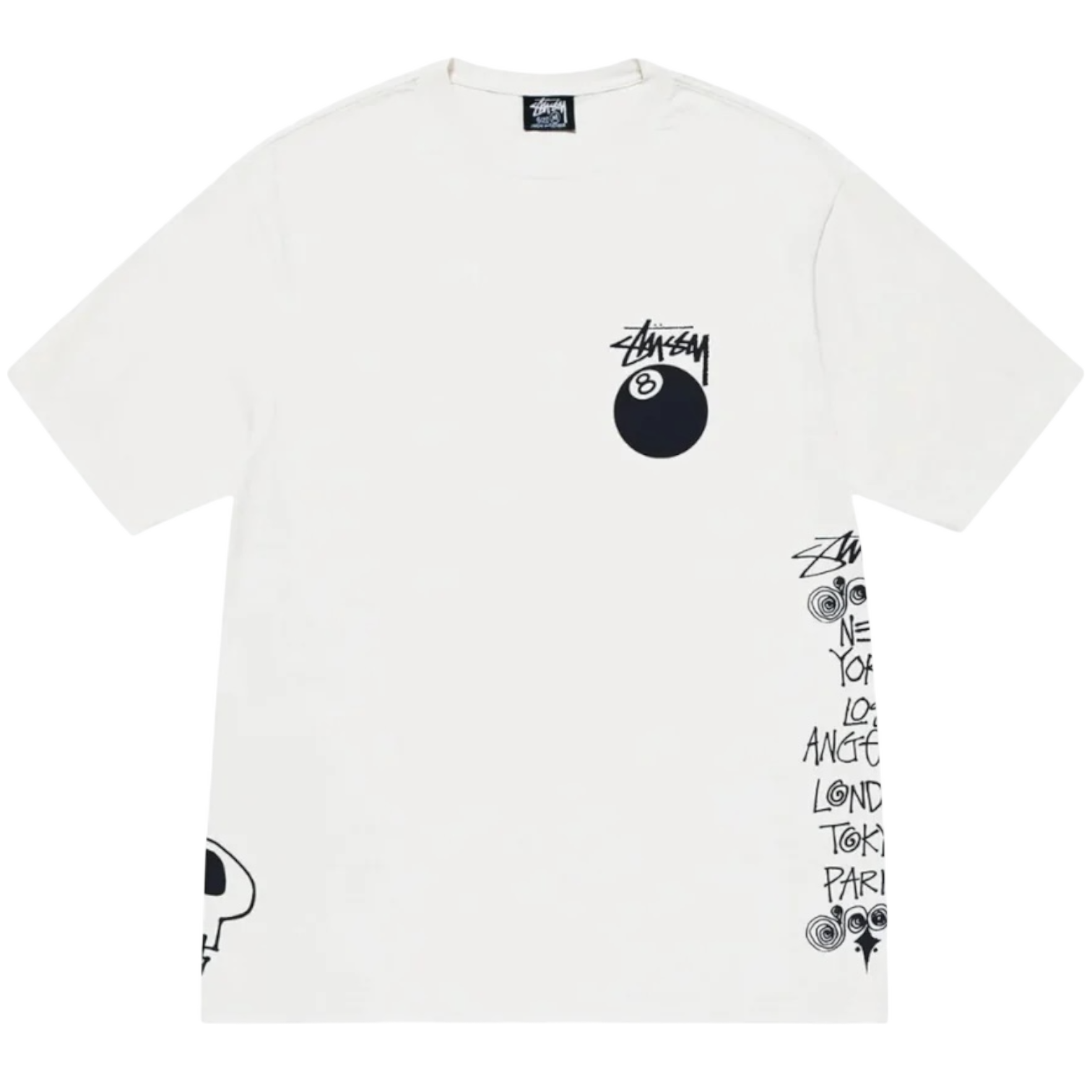 Stussy Test Strike Pigment Dyed Tee White