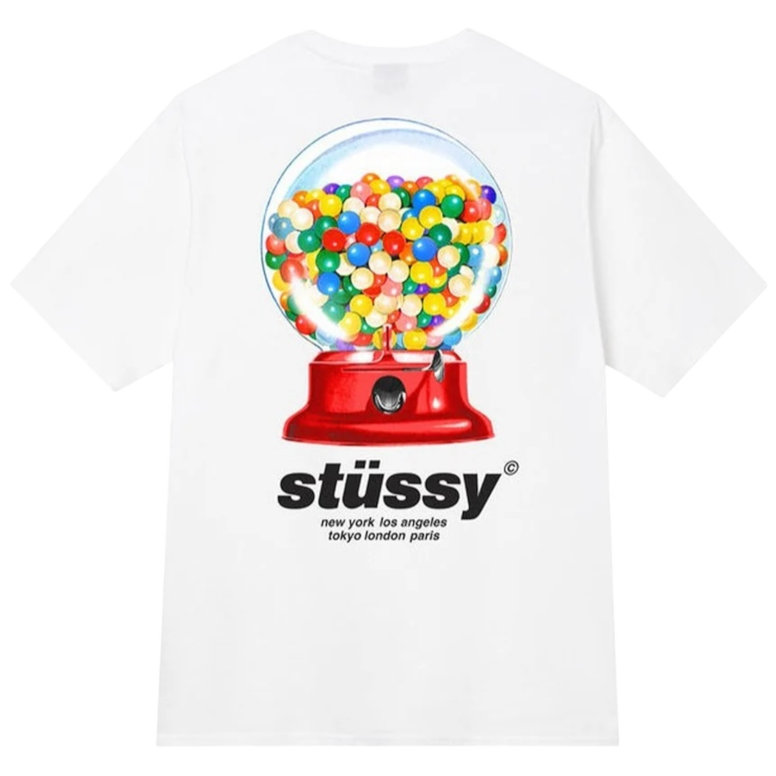 Stussy Gumball Tee White (SS22)