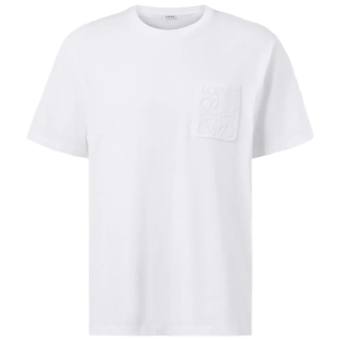 Loewe Anagram White T-Shirt with Pocket