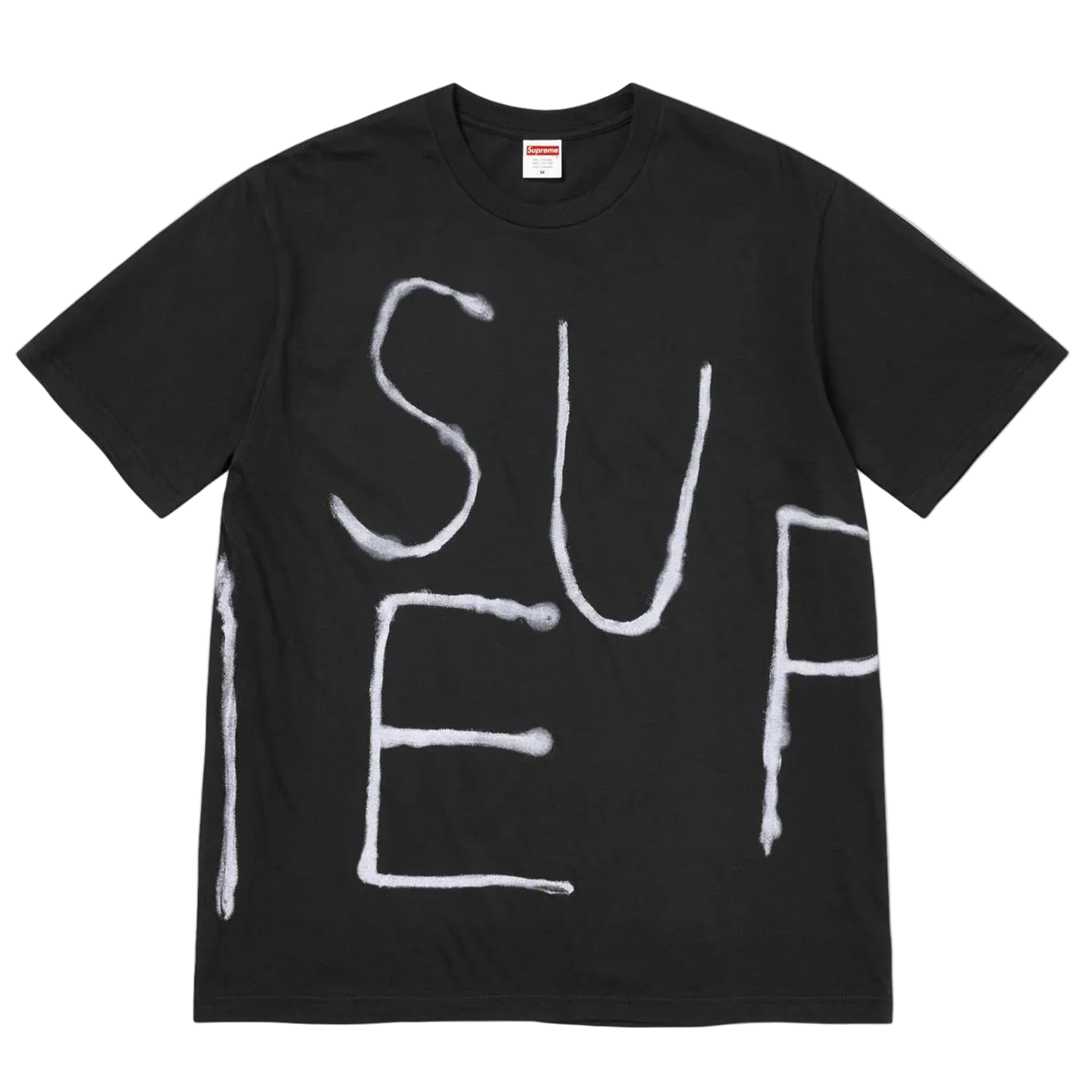 Supreme Painted Tee Black (SS25)