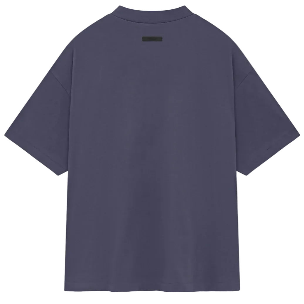 Fear of God Essentials Jersey Crewneck University Logo Tee Marine (FW24)