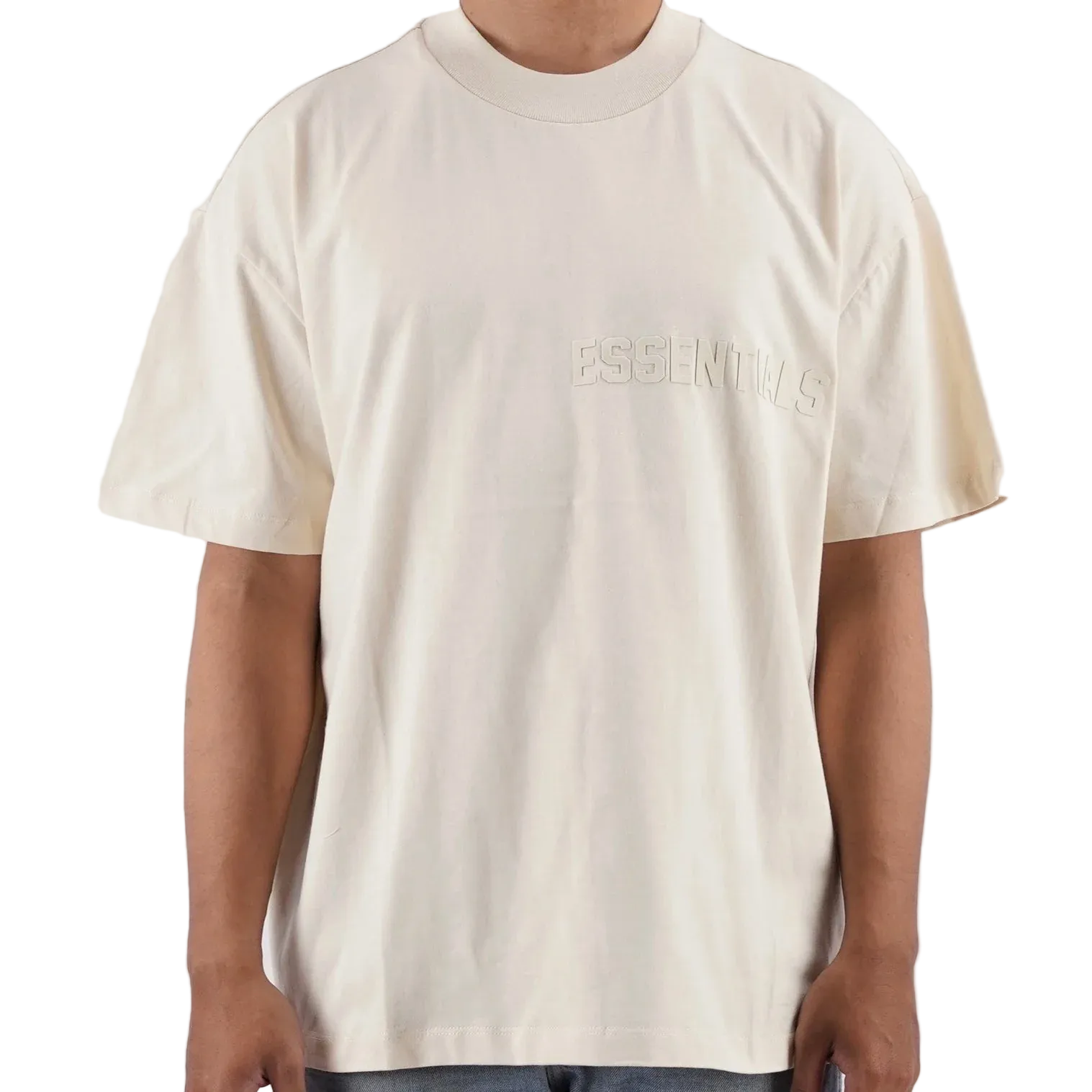 Fear of God Essentials Short-Sleeve Tee 'Egg Shell' (FW22)