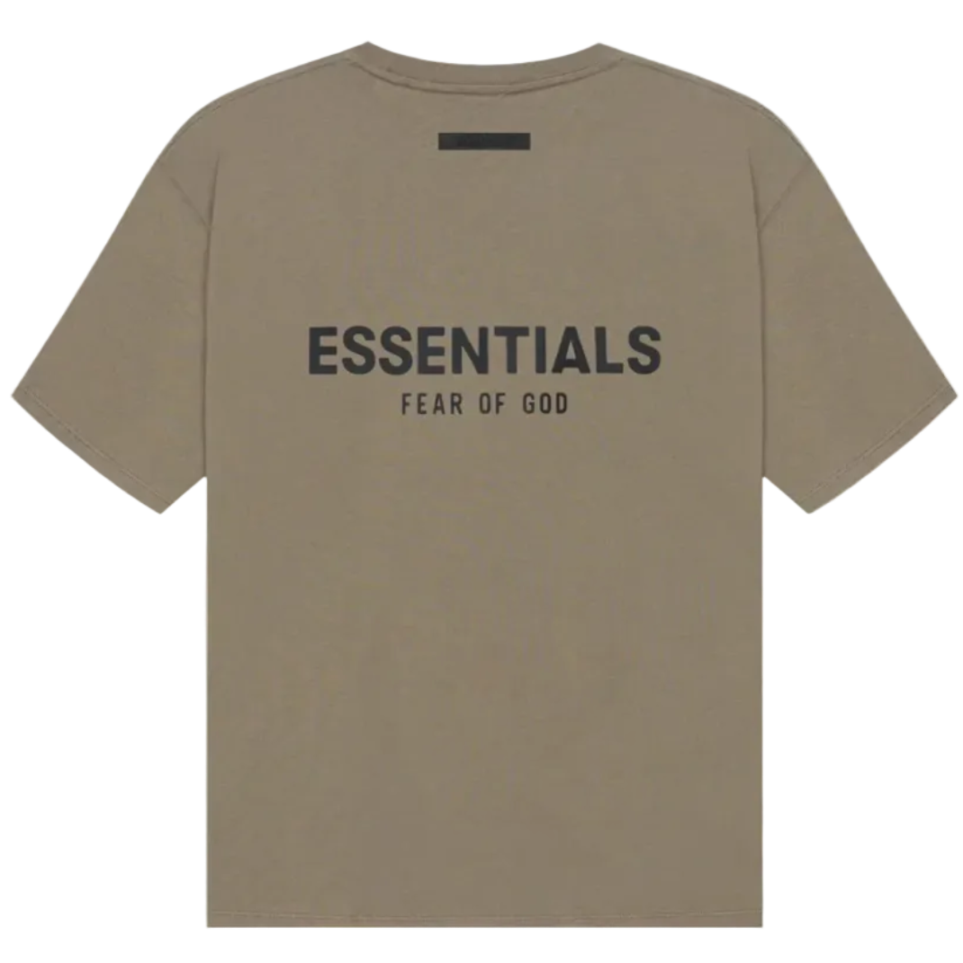 Fear of God Essentials Short-Sleeve Tee 'Taupe' Back Logo (SS21)